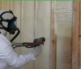 Sealing Wall With Spray Foam